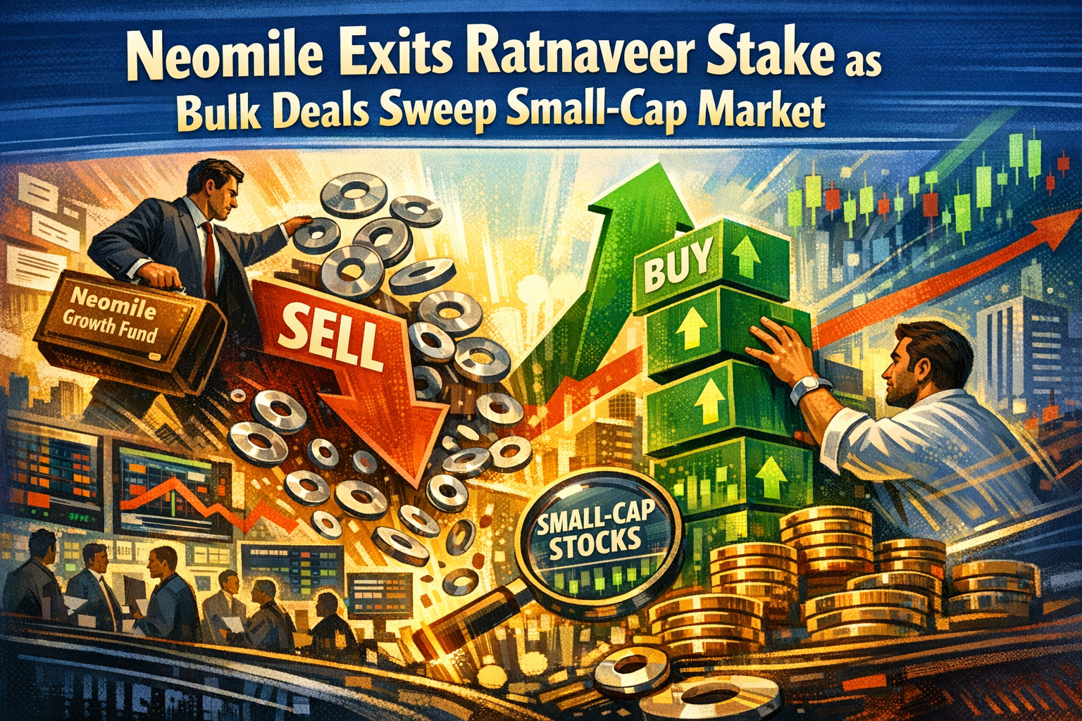 Neomile Growth Fund Exits Ratnaveer Stake as Bulk Deals Sweep Small-Cap Market